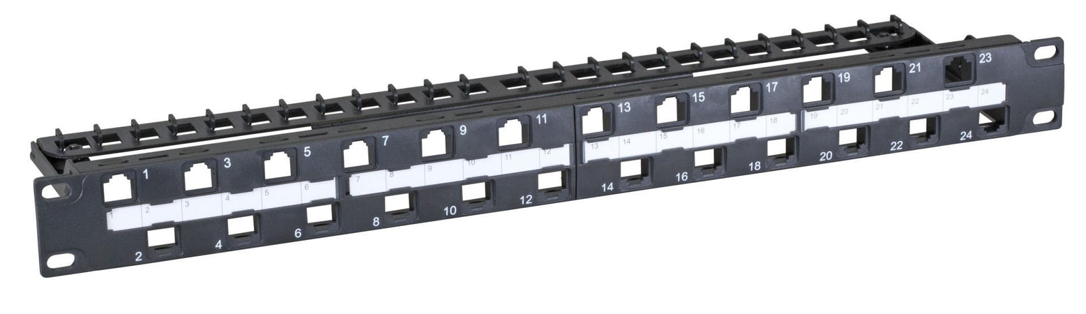 Frutto Keystone Cat.6A UTP Bianco con tappo antipolvere