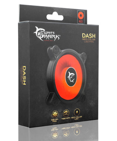 Ventola di Raffreddamento 4pin LED Rosso 120 mm 25dBA Fan PC Gaming