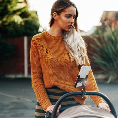 Supporto da Bicicletta per Smartphone 3,5''-7'' Fissaggio Angolato