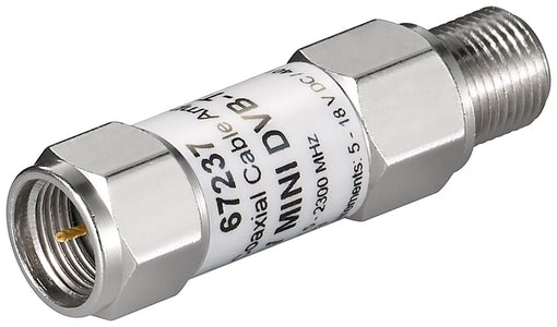 Mini amplificatore F a cavo coassiale 18dB DVB-T/SAT
