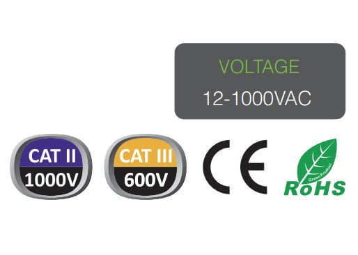 Tester Rilevatore di Tensione Fino a 1.000V Regolabile, KPS-DT120
