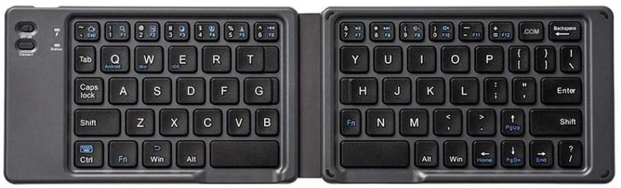 Tastiera Pieghevole Bluetooth USB per Tablet Smartphone