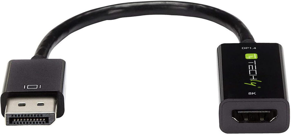 Adattatore DisplayPort 1.4 a HDMI 8K Attivo nero