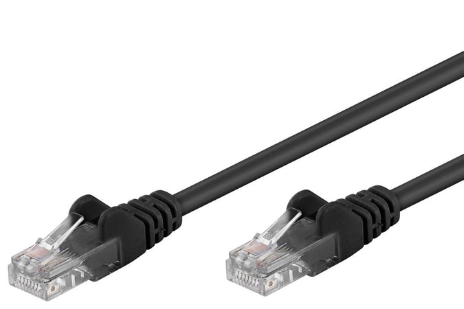 Cavo di rete Patch CCA Cat. 5e Nero UTP 10m