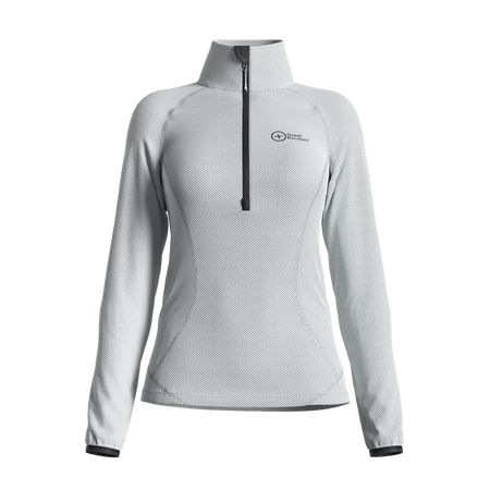 Great Escapes ADAMELLO lady light fleece halfa zip oyster
