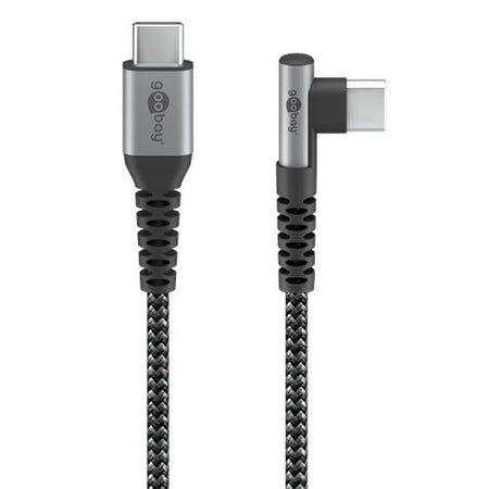 Cavo USB-C&trade Maschio Angolato a USB-C&trade Dritto 1m