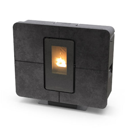 Thermorossi Stufa a Pellet Canalizzabile SlimQuadro 11 Evo 11.9kW Gres
