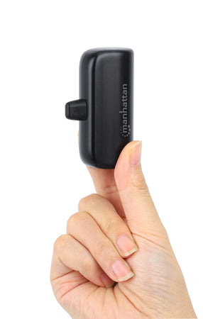 Power Bank PD 5000 mAh con Presa USB-C&trade Integrata 20W Nero