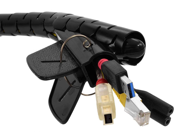 Guaina Raccogli Cavi ø 25mm Lunghezza 2,5 m con Inseritore