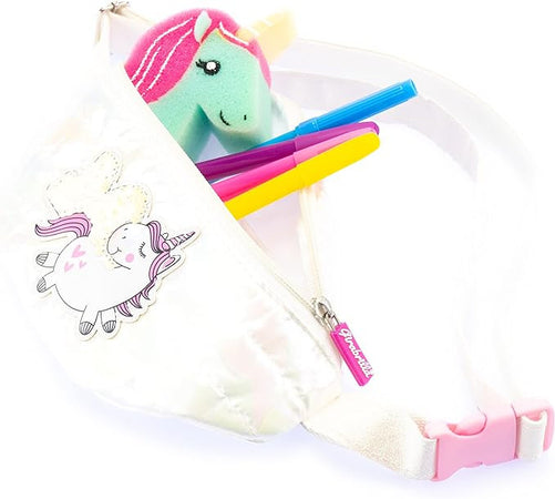 Marsupio Nice 19068 GIRABRILLA Unicorno Bianco