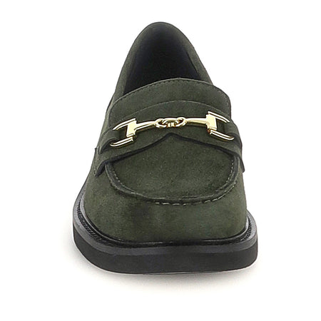Stonefly mocassini donna Celine 5 scamosciato green 223049