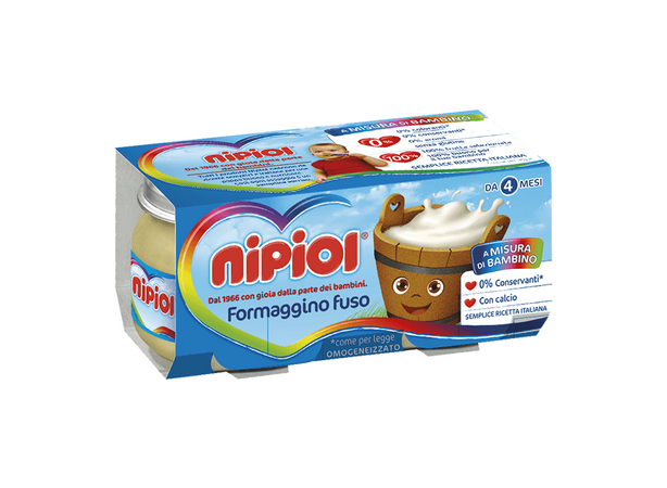 Nipiol omogeneizzato formaggino 2vasettix80g