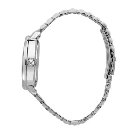 Orologio LUCIEN ROCHAT uomo GarCon data acciaio / bianco