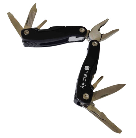 Mini Pinza Multiuso in Acciaio Inossidabile e Alluminio con Custodia