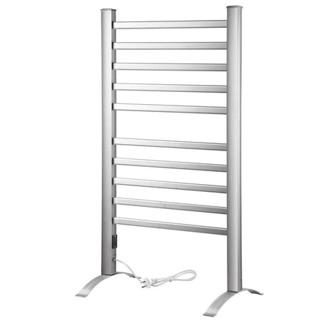 Scaldasalviette Termoarredo Elettrico da Bagno 2in1 Asciugabiancheria 10 Elementi