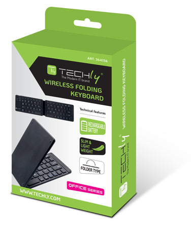 Tastiera Pieghevole Bluetooth USB per Tablet Smartphone