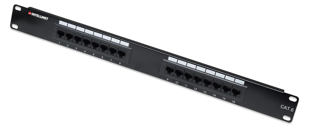 Pannello patch UTP 16 posti RJ45 cat. 6