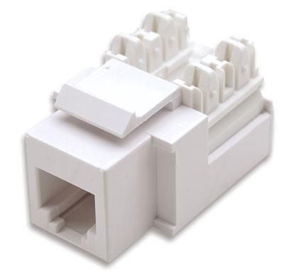 Frutti Telefonici RJ11/RJ12 Keystone Bianco