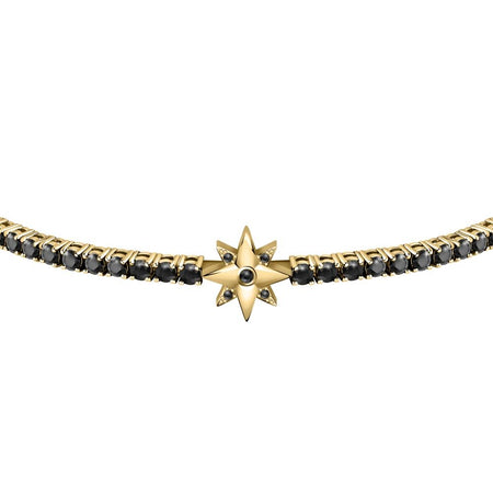 Bracciale MORELLATO uomo Tennis argento 925 / pietre nere