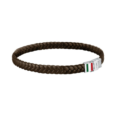 Bracciale MORELLATO uomo Moody marrone / acciaio
