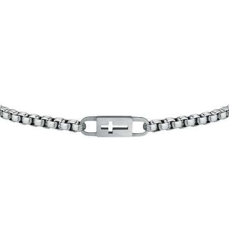 Bracciale SECTOR uomo Basic acciaio / croce