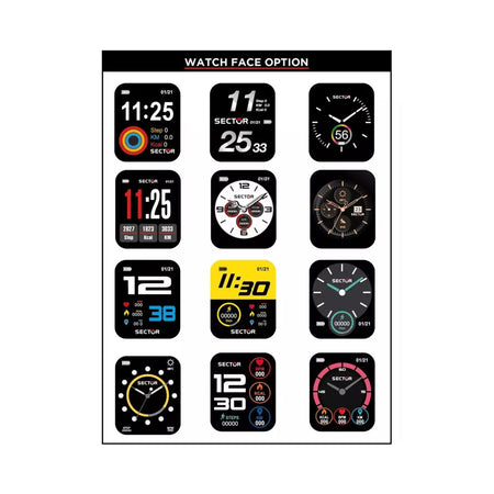 Smartwatch SECTOR S-03 gomma nero / cuffie wireless