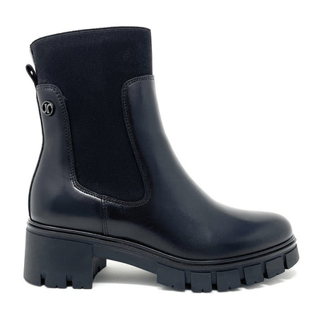 Janet & Janet tronchetti donna in pelle black J-532
