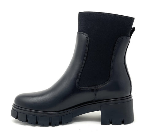 Janet & Janet tronchetti donna in pelle black J-532