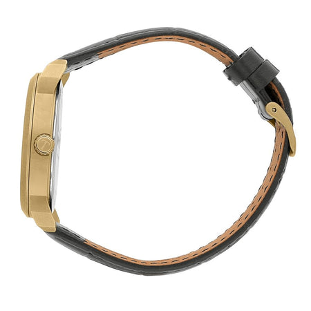 Orologio TRUSSARDI uomo T-city datario pelle grigio / oro