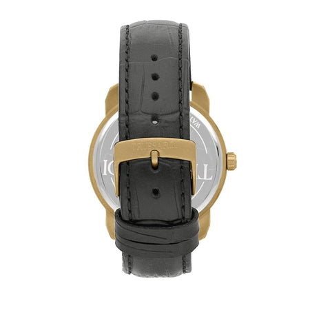 Orologio TRUSSARDI uomo T-city datario pelle grigio / oro