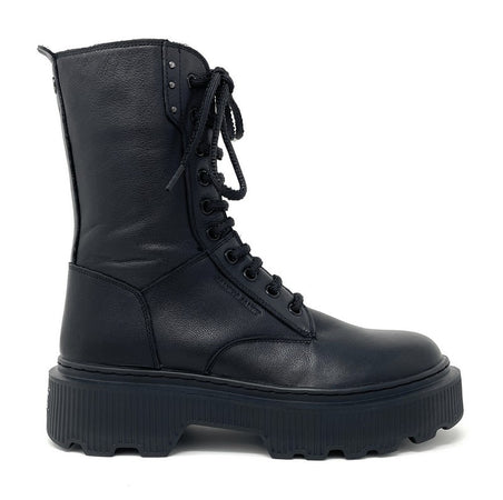 Janet & Janet anfibio donna in pelle black J-452