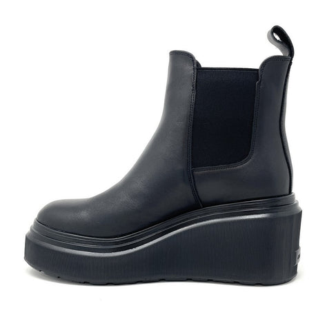 Janet & Janet tronchetti donna in pelle nero J-463