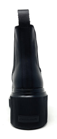 Janet & Janet tronchetti donna in pelle nero J-463