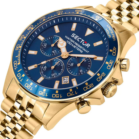 Orologio SECTOR uomo 230 cronografo dorato / blu