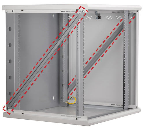 Barre di Rinforzo per Armadio Rack 16U P 600 mm