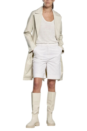 BOMBOOGIE Pantaloncini Bianco da donna