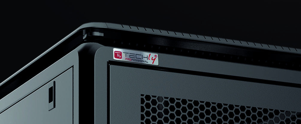 Armadio Server Rack 19'' 600x1000 12 Unità Nero da sotto-scrivania serie Evolution