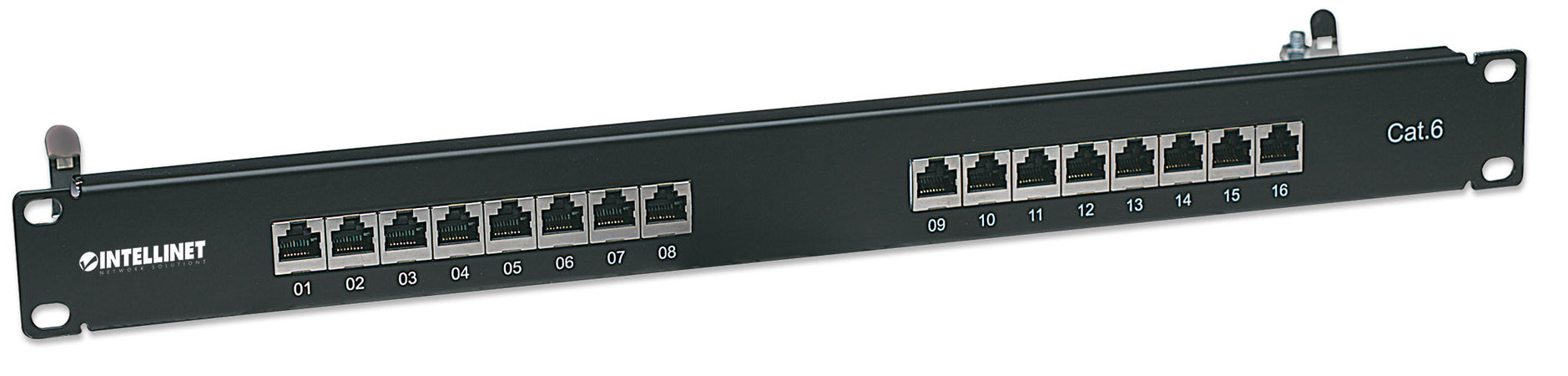 Pannello patch STP 16 posti RJ45 cat. 6