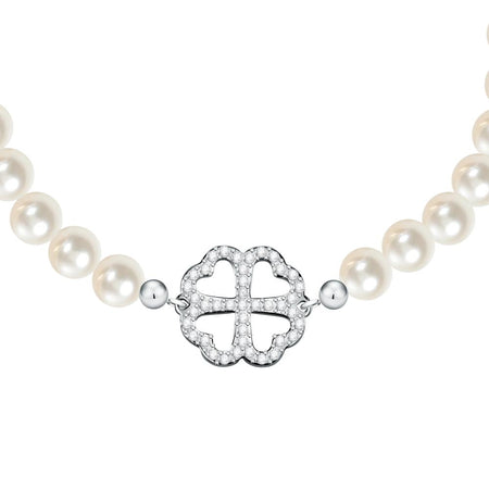 Bracciale MORELLATO Gioia perle quadrifoglio