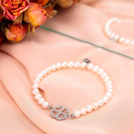 Bracciale MORELLATO Gioia perle quadrifoglio