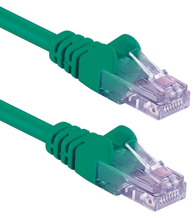 Cavo di rete Patch CCA Cat. 5e Verde UTP 0,5 mt