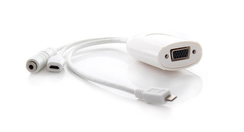 Adattatore MHL a VGA con audio per dispositivi mobili