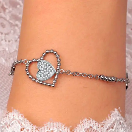 Bracciale MORELLATO donna Dolcevita acciaio cuori - 16/19 cm
