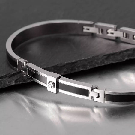 Bracciale MORELLATO Urban bangle acciaio / nero