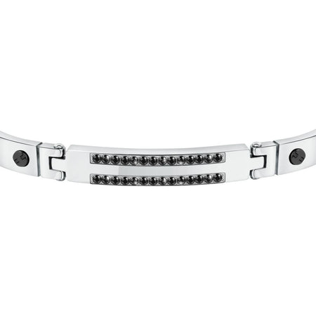 Bracciale MORELLATO uomo Urban bangle Crystal nero