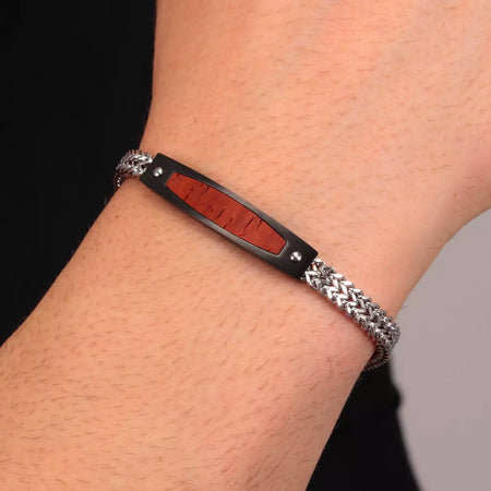 Bracciale SECTOR Wood sandalwood - 22 cm