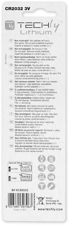 Batterie a Bottone Litio CR2032 (set 5 pz)