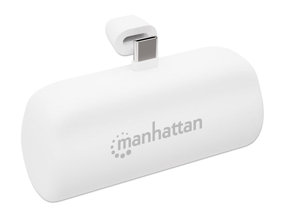 Power Bank PD 5000 mAh con Presa USB-C&trade Integrata 20W Bianco