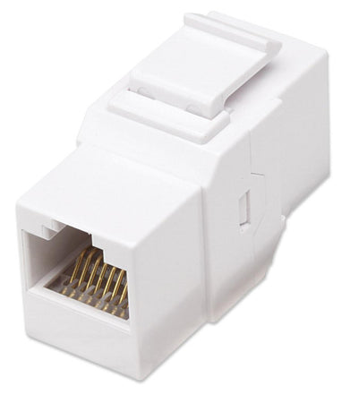 Accoppiatore Keystone RJ45 F/F Cat.6 UTP Bianco