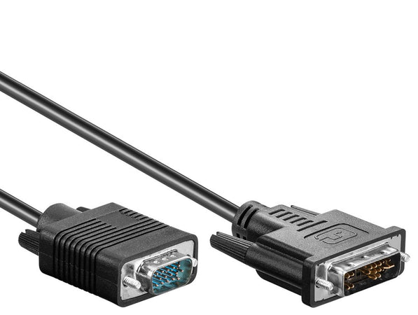 Cavo Monitor DVI-A a VGA M/M 3,0 mt